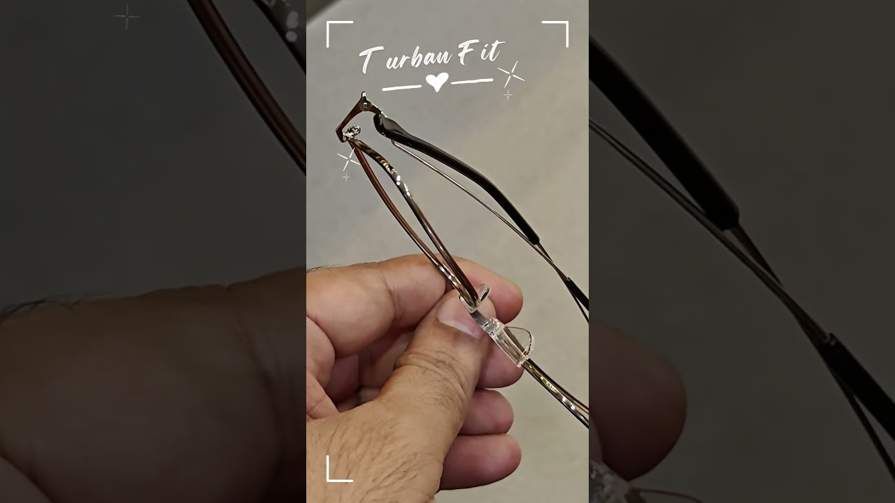 Turban Fit Fix Pad Eyeglasses only Chashmah.com#pagglovers #sunglasses #trendingeyewear #turbanfit