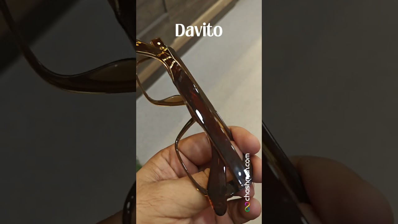 Davito Brown Bold Eyeglasses at Chashmah.com#sunglasses #eyewear #fashion #modern #trending