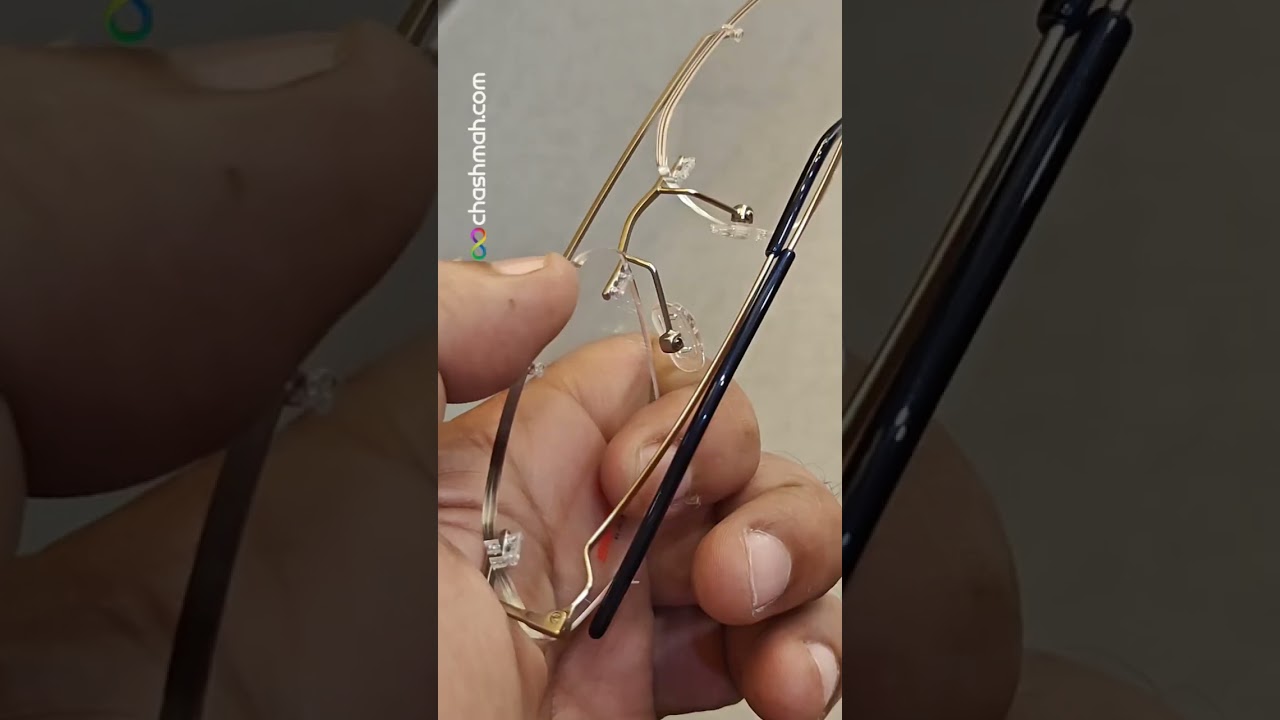 Silver Turban Fit Rimless Eyeglasses at chashmah.#eyeglasses #sunglasses #turban