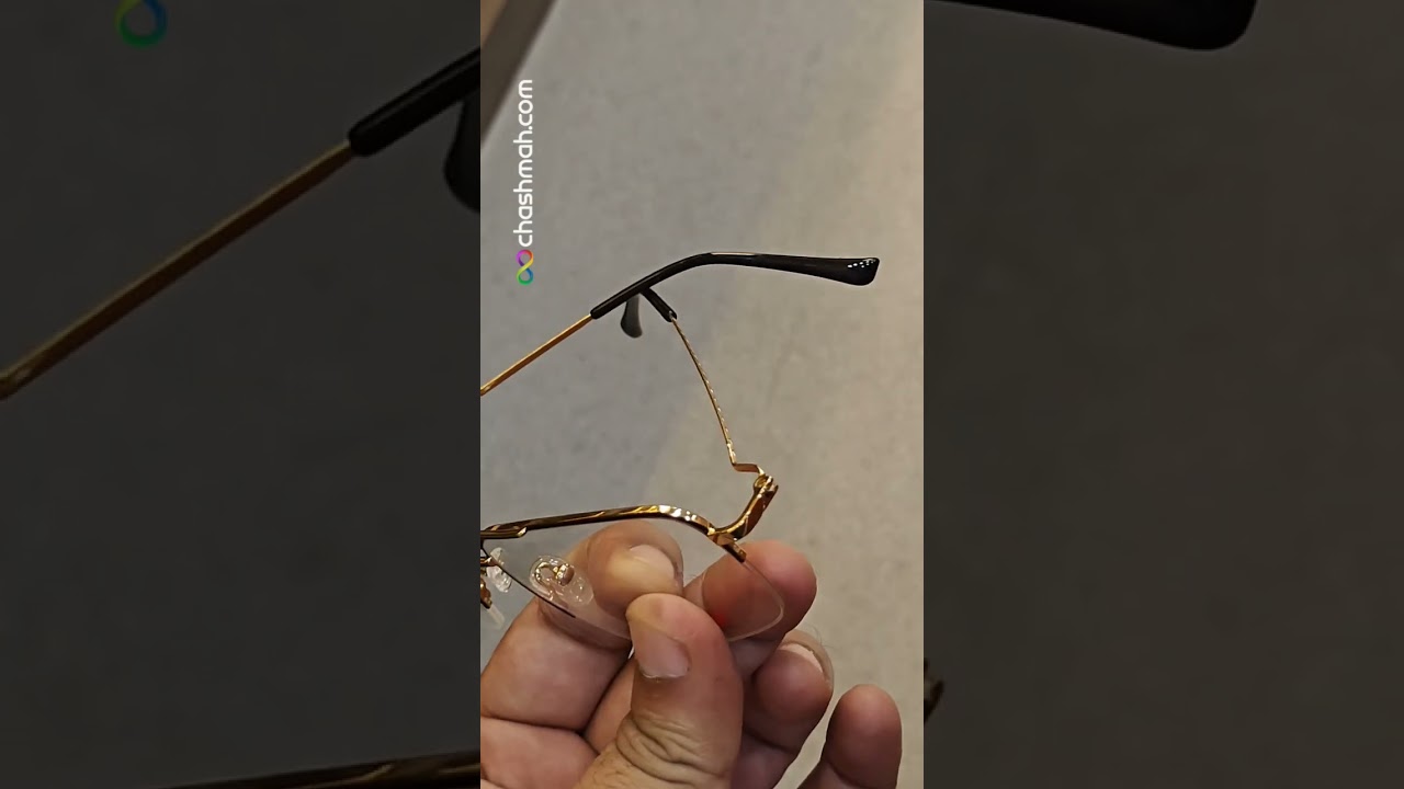 Premium Golden Turban Fit Half Frame at Chashmah.com #eyeglasses #sunglasses #turbanators #fashion