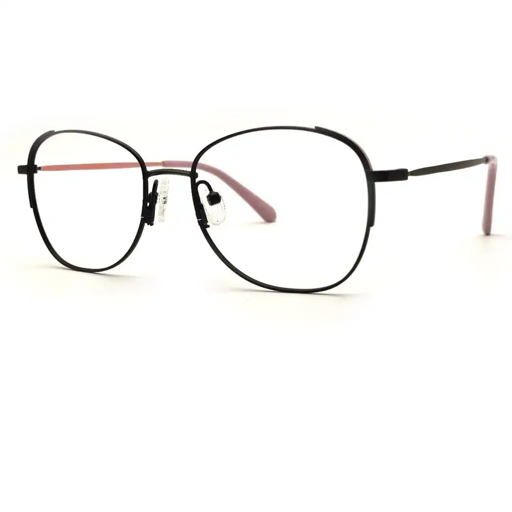 Airlite Black Pink Eyeglasses Online 3 buy Pink Round Eyeglasses online