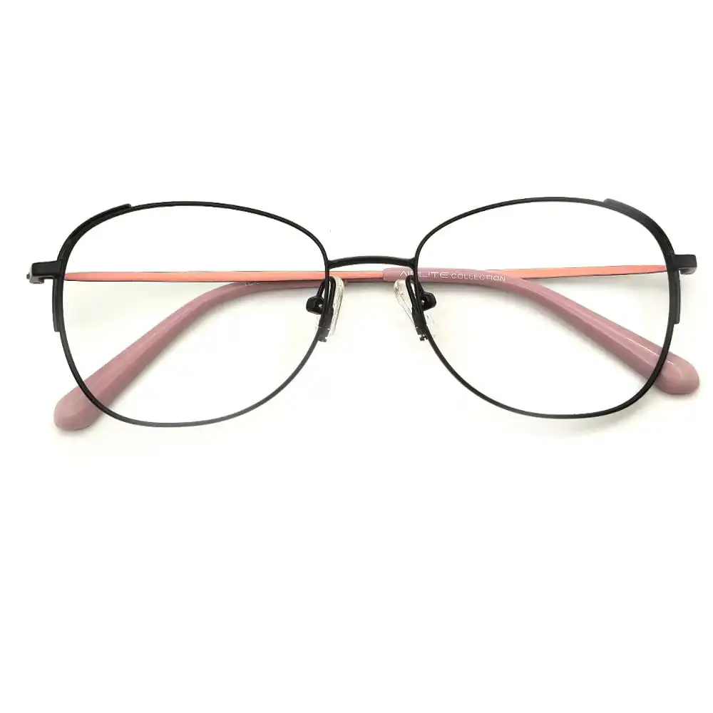 Airlite Black Pink Eyeglasses Online 4 buy Pink Round Eyeglasses online