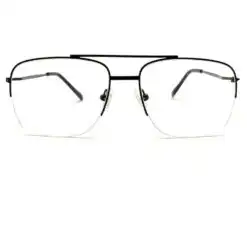 Black Thin Flexible Customize Eyeglasses for Turban