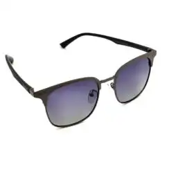 Alternative view of Black Polarized Clubmaster Sunglasses Online