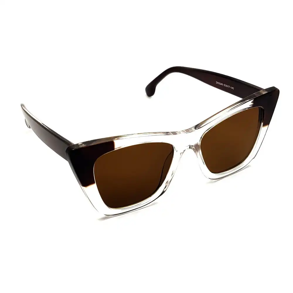 Alternative view of Big Bold Brown Cat-eye Sunglasses Online- 2548