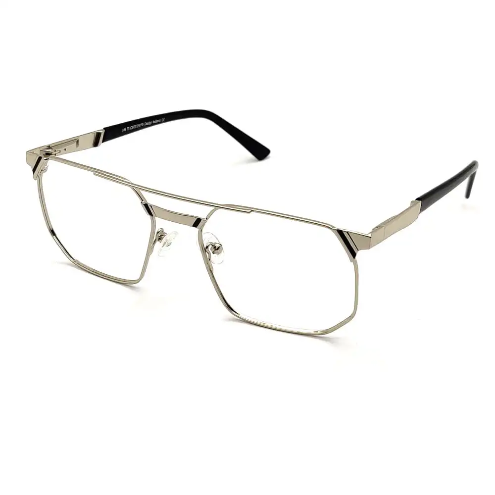 Metal Geometric Eyeglasses Online -22001S 3 Metal Geometric Eyeglasses Online -22001S - Image 3