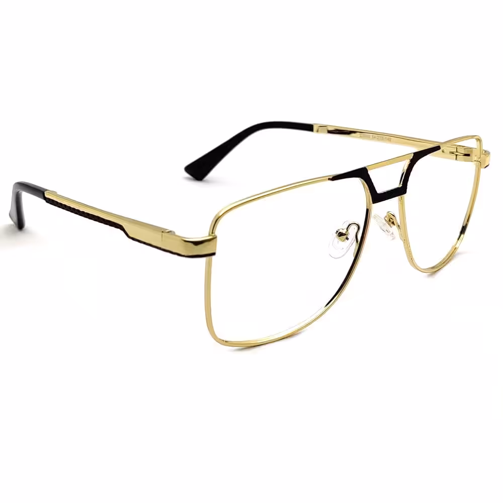 Alternative view of Metal Rectangle Eyeglasses Online -22005G