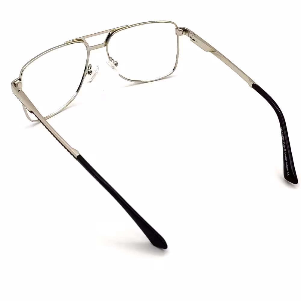 Metal Rectangle Eyeglasses Online -22005s 4 Metal Rectangle Eyeglasses Online -22005s - Image 4