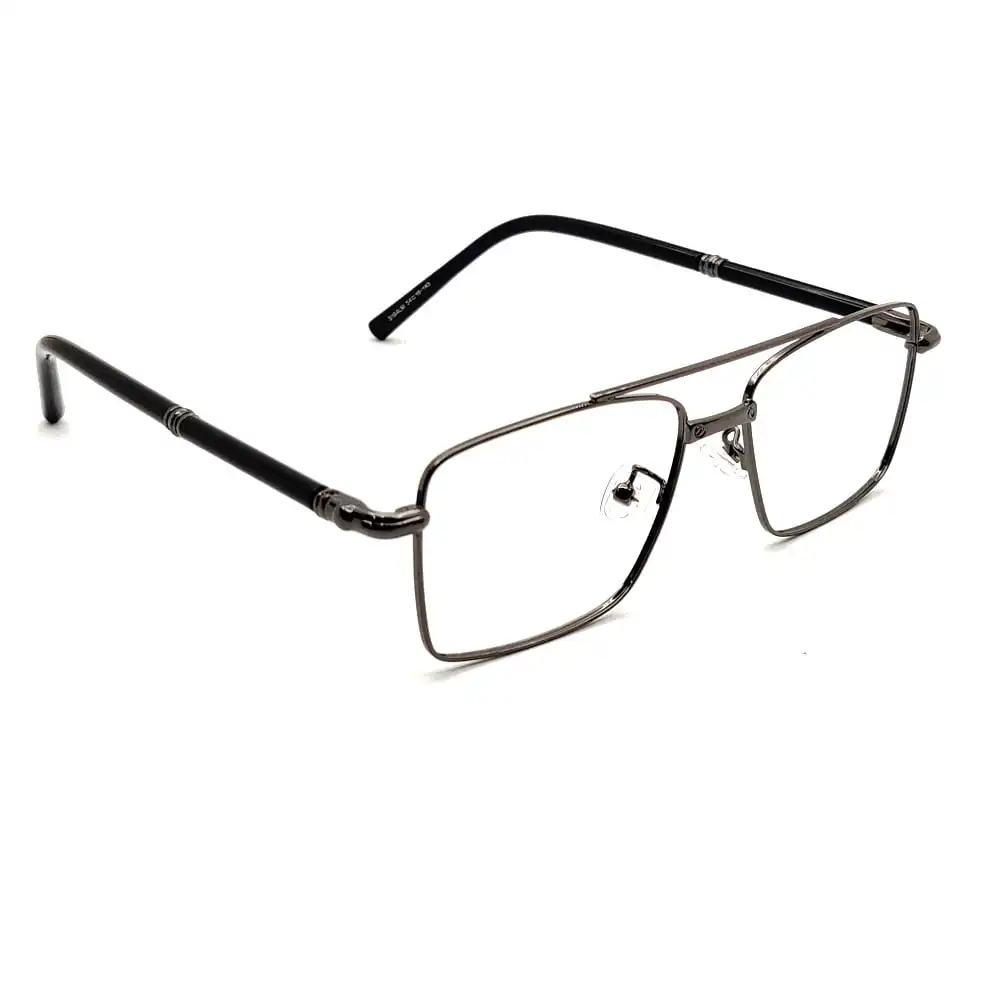 Alternative view of Black Rectangular Mont Eyeglasses -3194B