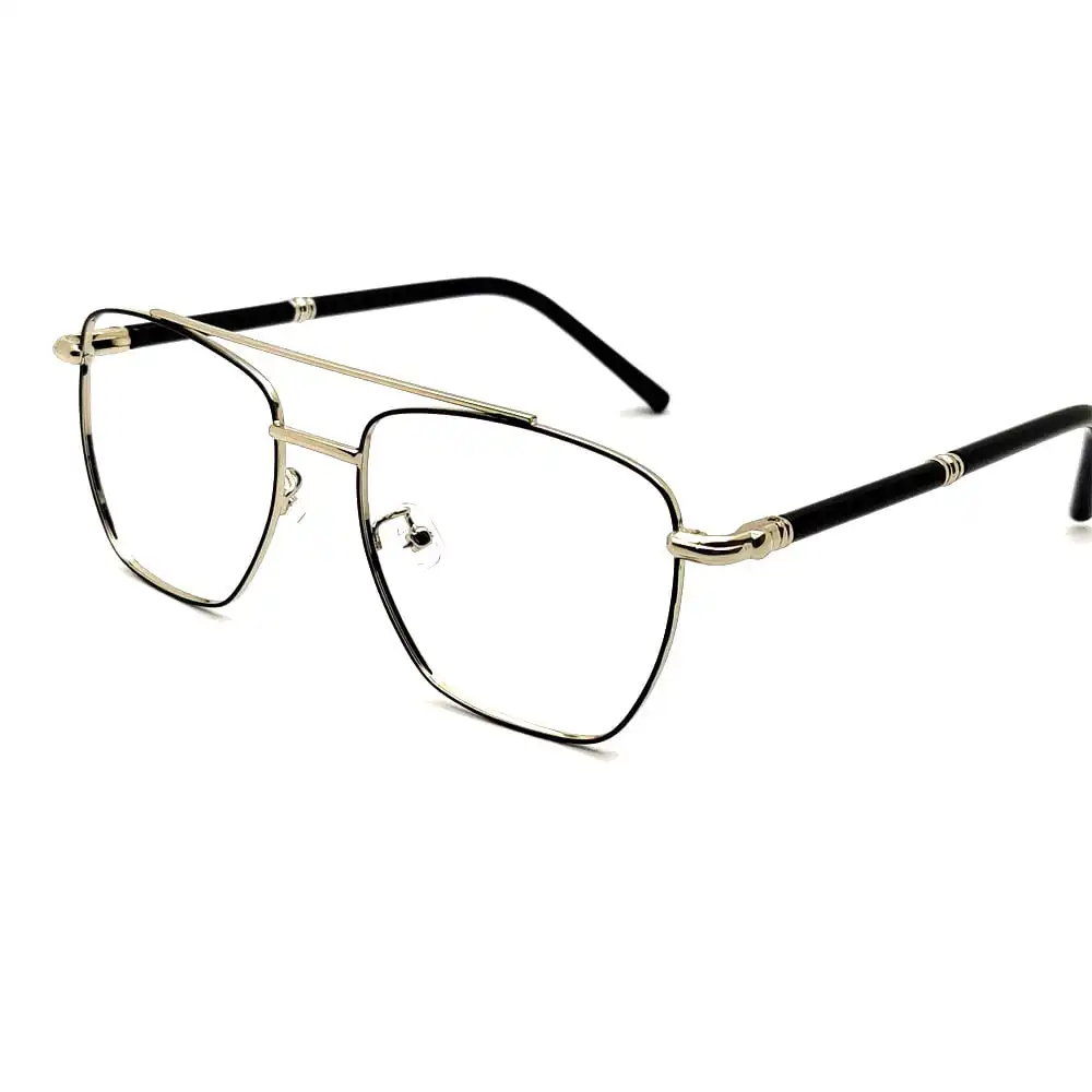 Silver Square Mont Eyeglasses -35022S 3 Silver Square Mont Eyeglasses -35022S - Image 3