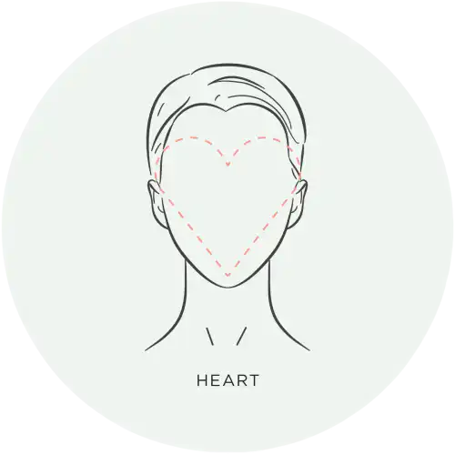 heart face shape