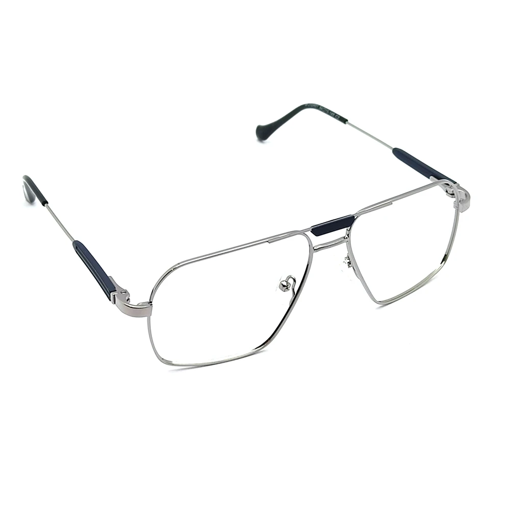 Silver Double Bar Eyeglasses Online
