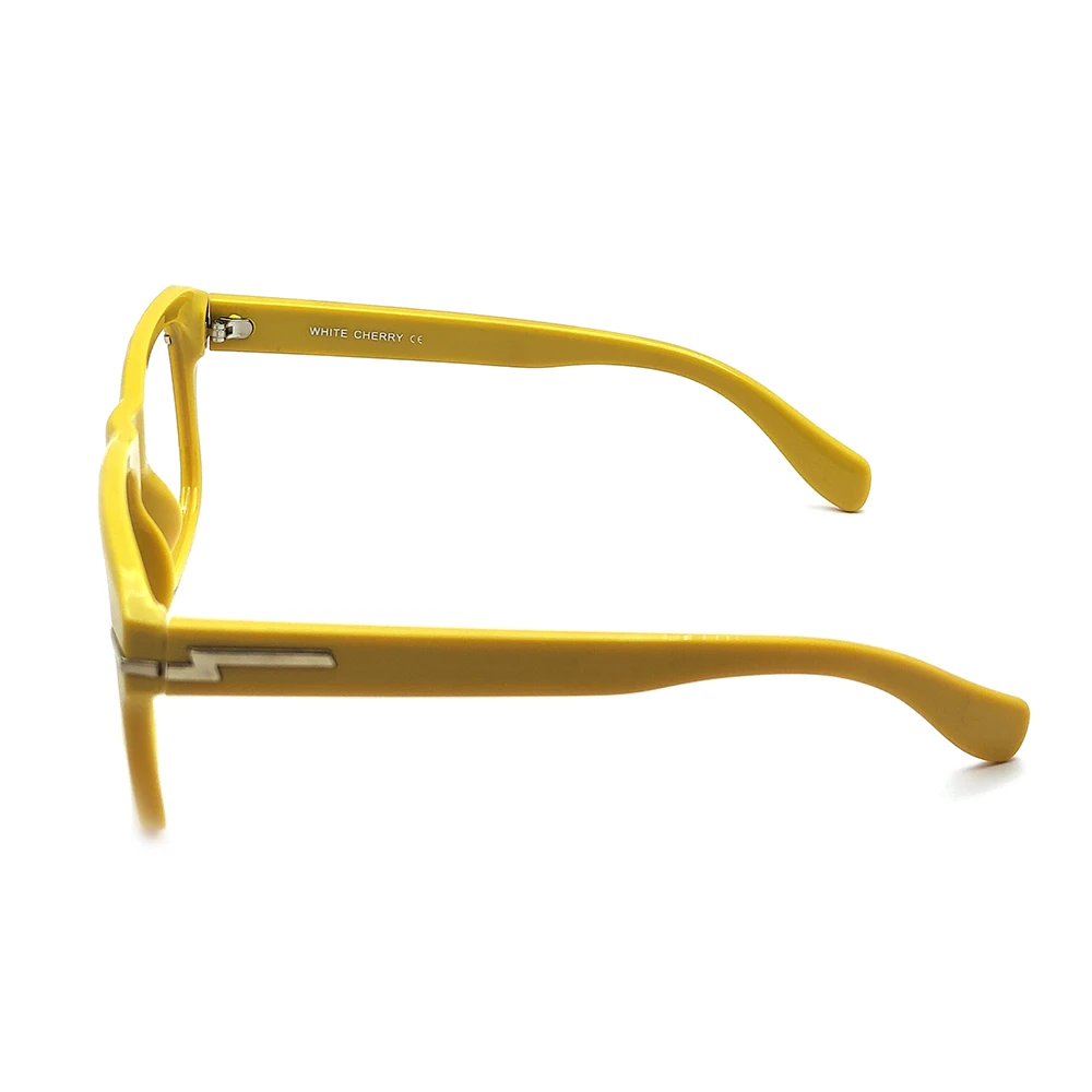 Yellow Over Sized Bold Eyeglasses Online