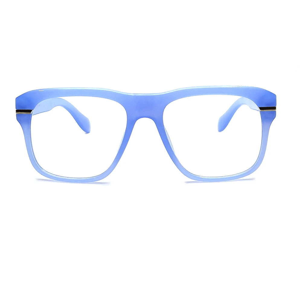 Sky Blue Over-Sized Bold Eyeglasses