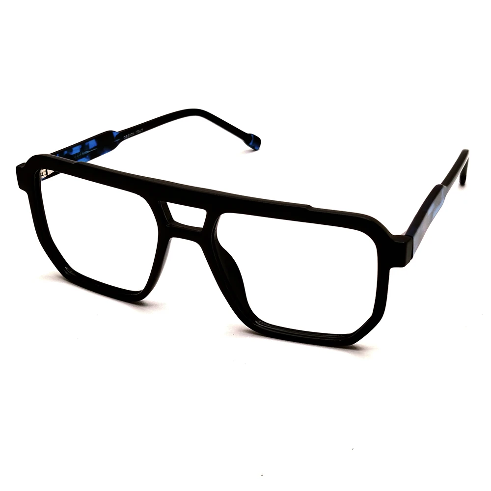 Black Bold Aviator Eyeglasses Online at Chashmah.com