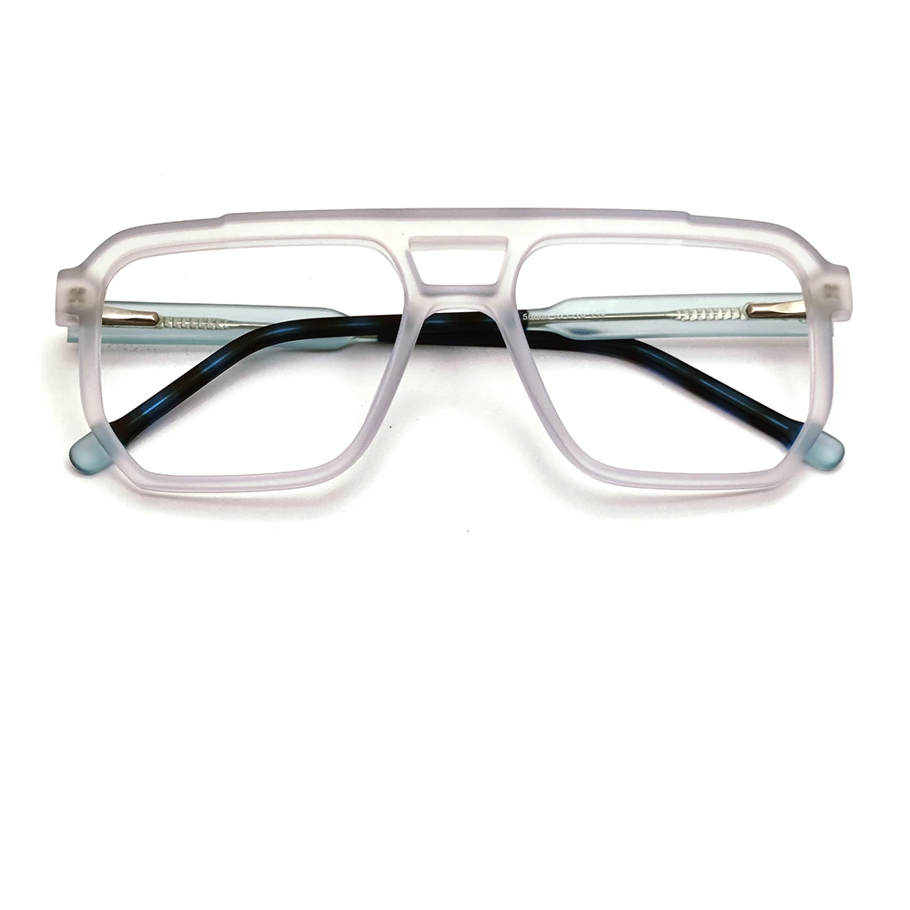 Gray Bold Aviator Eyeglasses Online at Chashmah.com