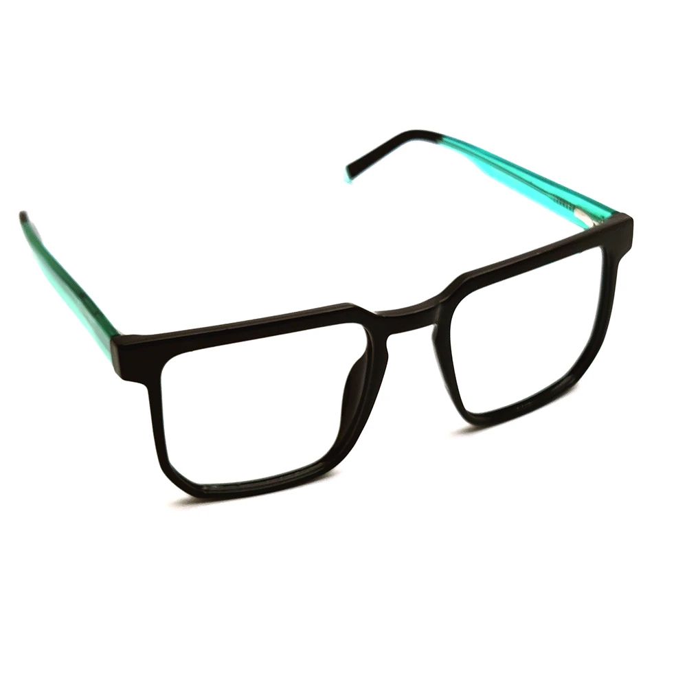 Black Oversized Square Eyeglasses Online at Chashmah.com