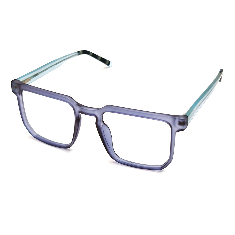 Grey Oversized Square Eyeglasses Online at Chashmah.com