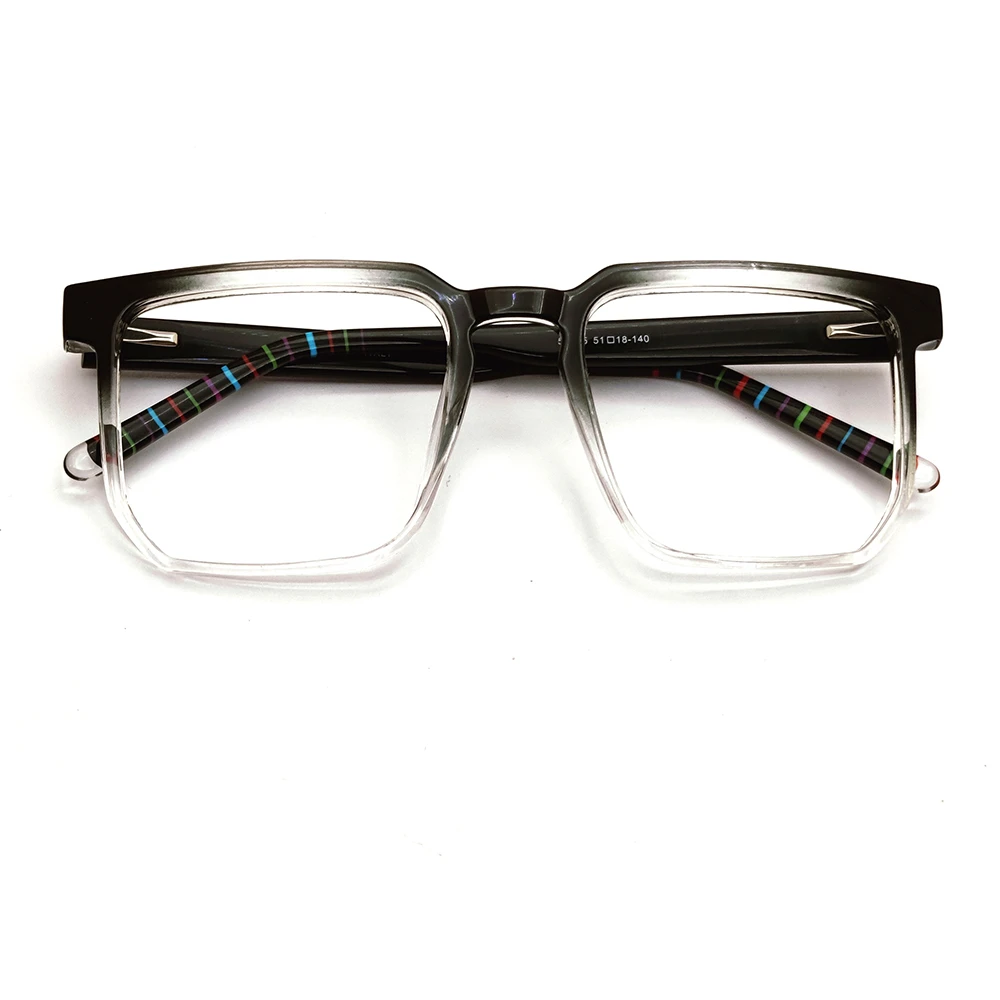 Dual Tone Oversized Square Eyeglasses Online at chashmah.com