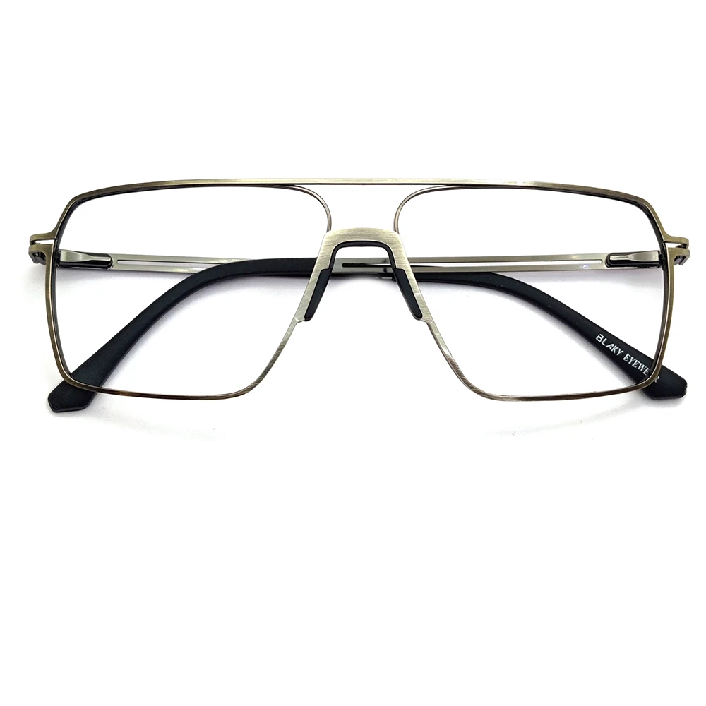 Metal Stylish Rectangular Eyeglasses Online