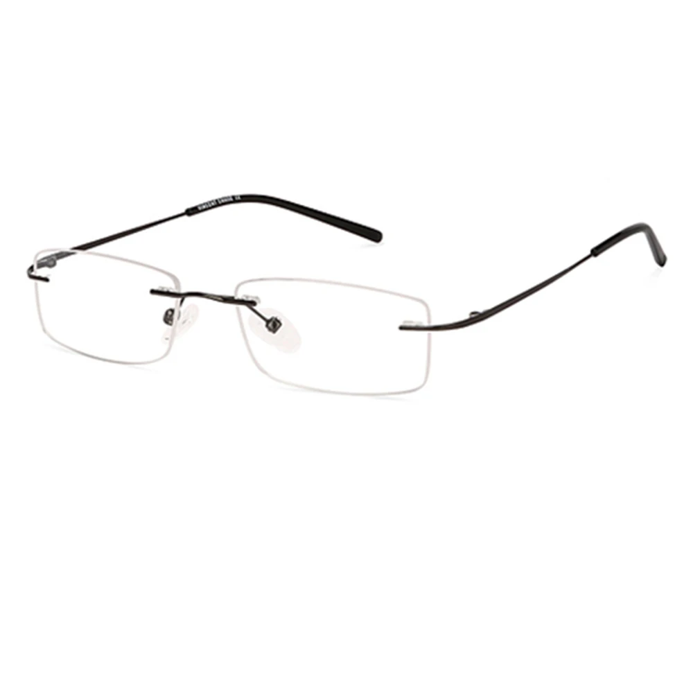 Titanium Thin Rimless Glasses