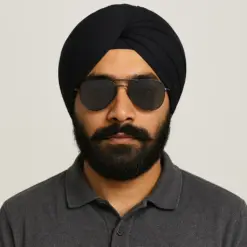 BLACK TURBAN FRIENDLY AVIATOR AT CHASHMAH