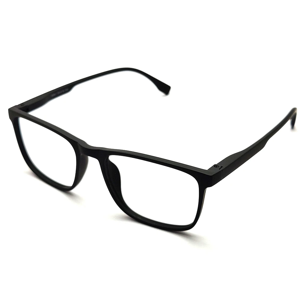 black Rectangular Eyeglasses