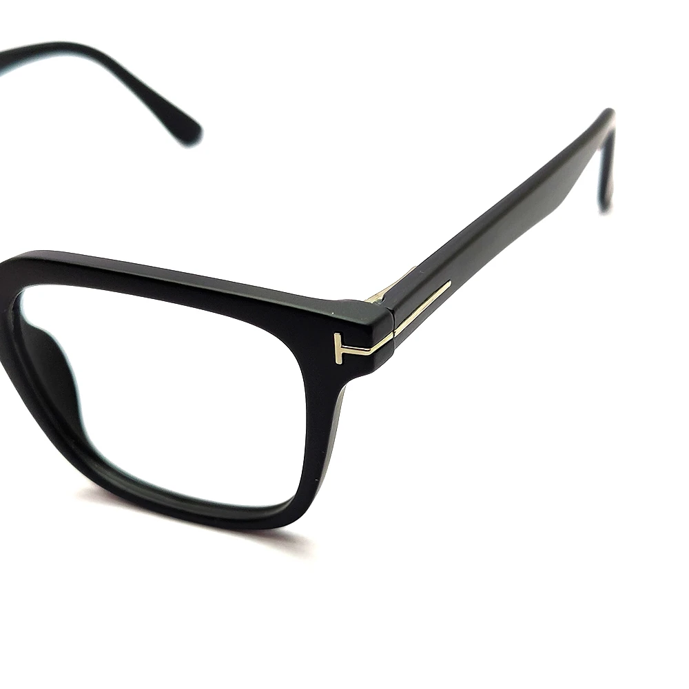 Matte Black Rectangular Eyeglasses Online at Chashmah.com