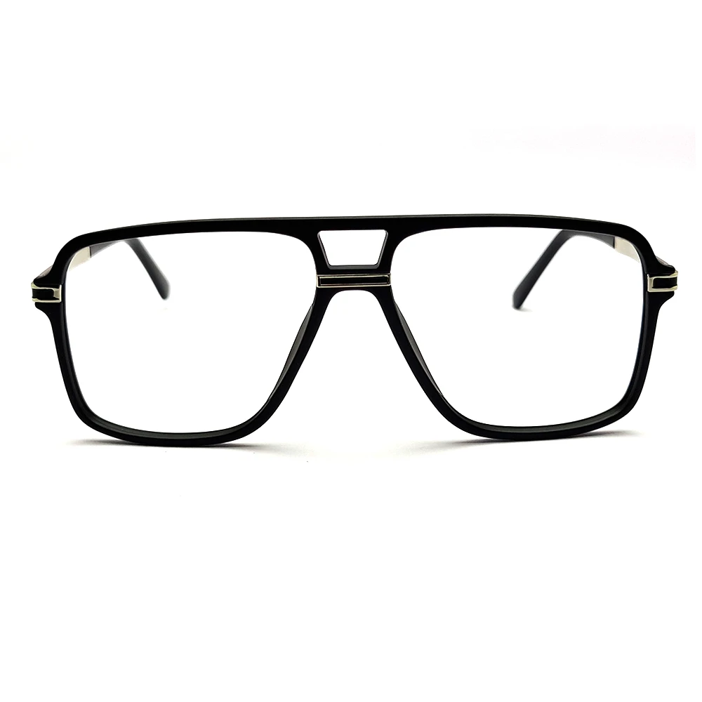 Black Trending Rectangular Eyeglasses at Chashmah.com