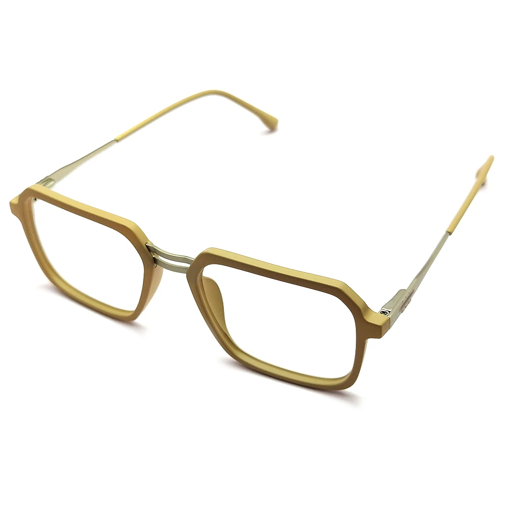 Matte Cream Rectangular Eyeglasses Online
