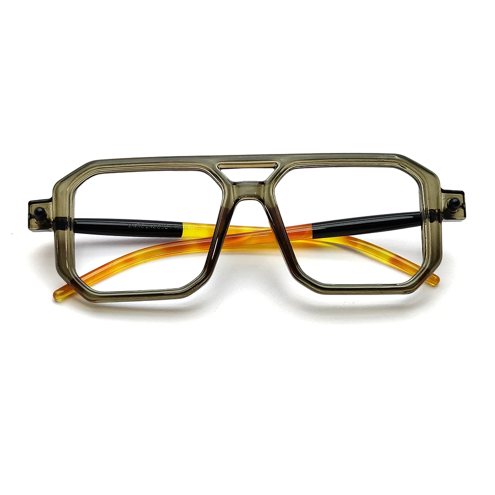 Big Bold Grey Eyeglasses at chashmah.com