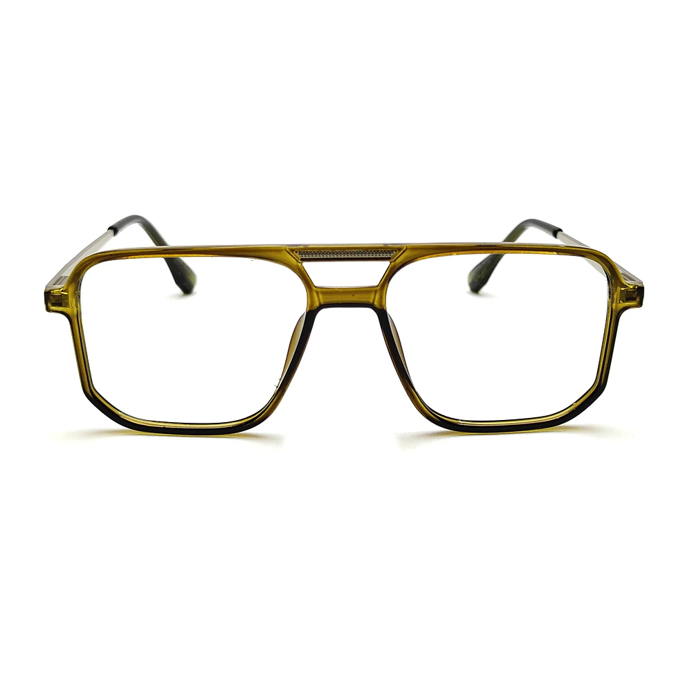 Olive Green Square Eyeglasses Online