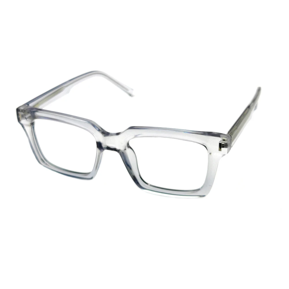 Bold Classic Eyeglasses in ice blue