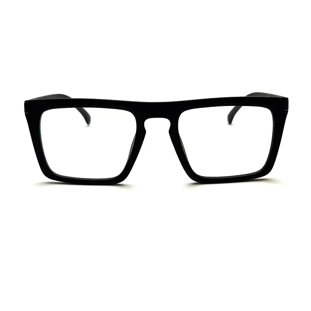 Oversized Black Eyeglasses at Chashmah.com