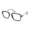 Stunning Black Rectangular Eyeglasses