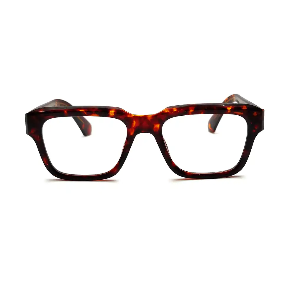 Leopard Bold Rectangular Eyeglasses Online at chashmah.com
