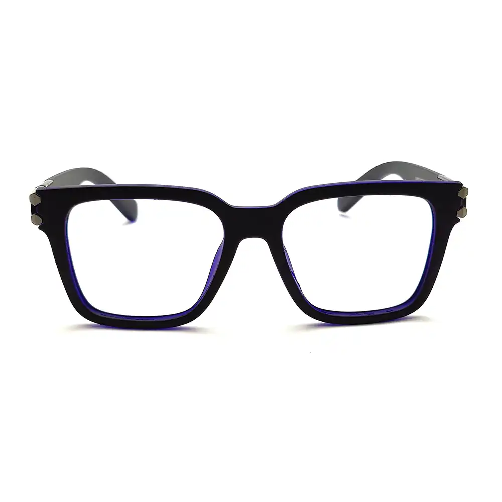 Dark Blue Classic Eyeglasses at Chashmah.com