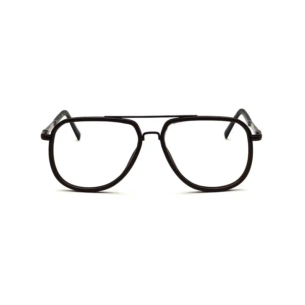 Brown Aviator Fashion Eyeglasses