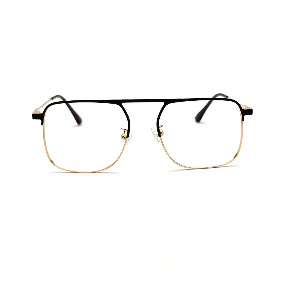Black Gold Fashion Eyeglasses