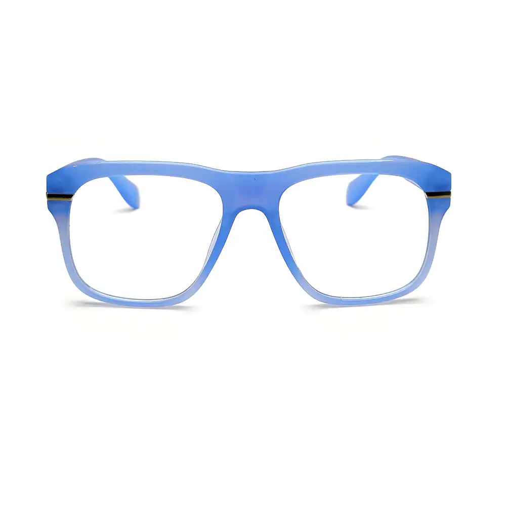 Sky blue OverSized Eyeglasses at Chashmah.com