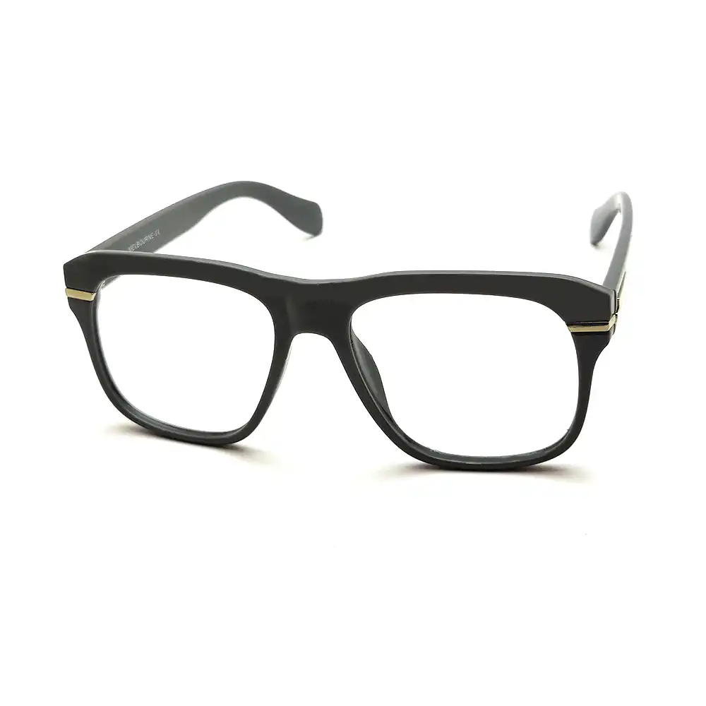 Dark Grey OverSized Eyeglasses at Chashmah.com