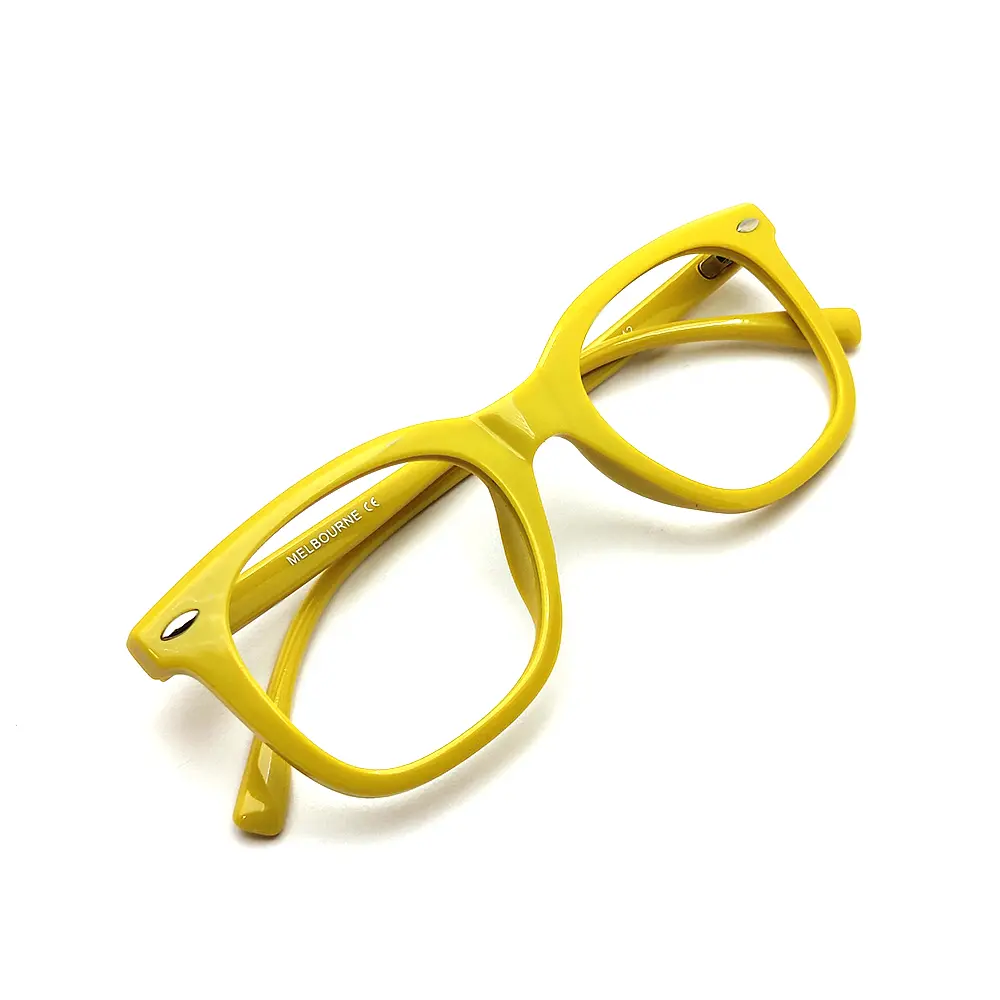 Yellow Wayferar Square Eyeglasses