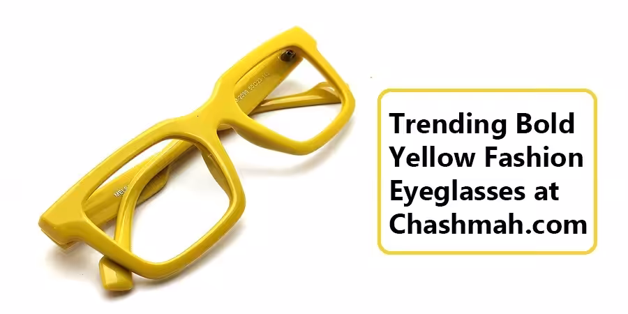 Yellow eyeglasses