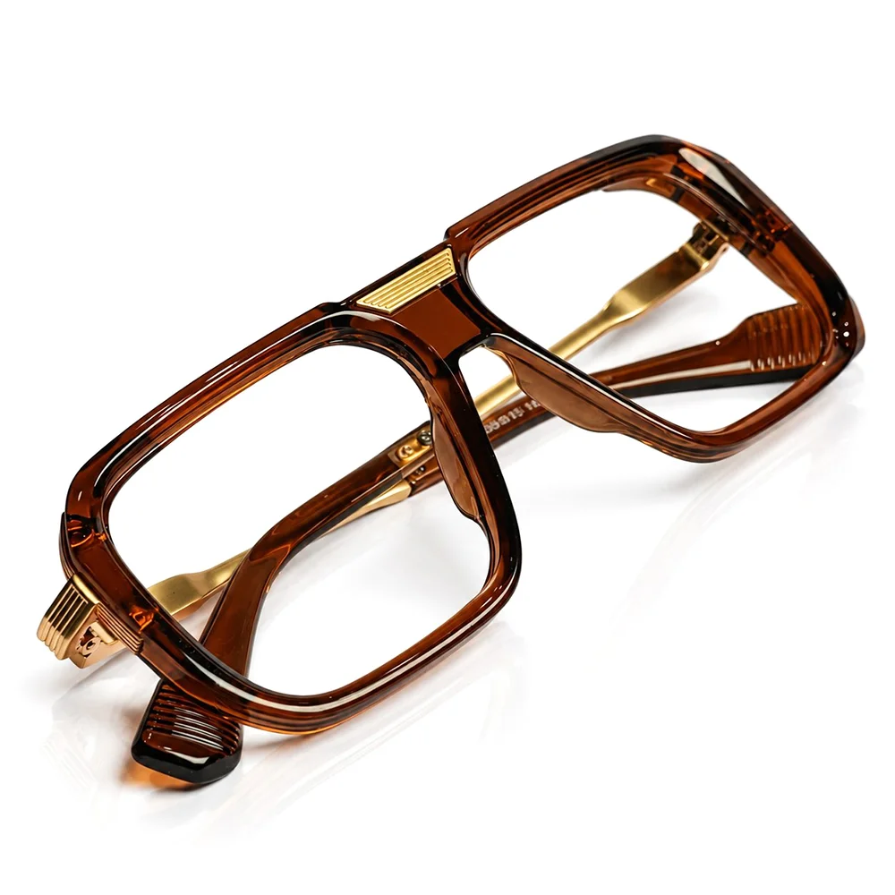 Dark Brown Fashion Eyeglasses - 6067 7 Buy Dark Brown Fashion Eyeglasses Online