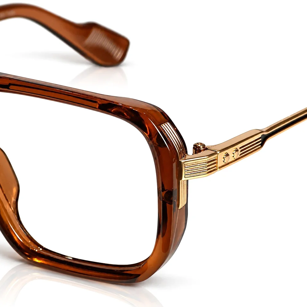Dark Brown Fashion Eyeglasses - 6067 8 Buy Dark Brown Fashion Eyeglasses Online
