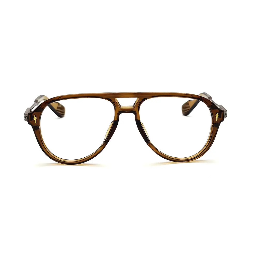 Exclusive Brown Aviator Eyeglasses