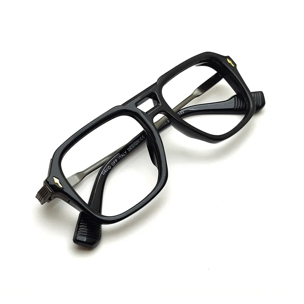 Bold Black Fashion Eyeglasses at chashmah.com