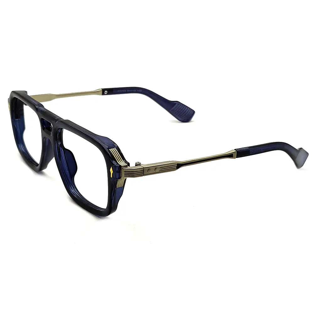 Navy Blue Fashion Eyeglasses at Chashmah.com