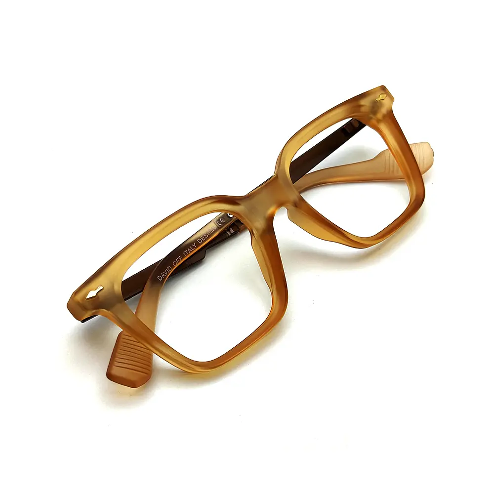 Camel Brown Wayfarer Eyeglasses at chashmah