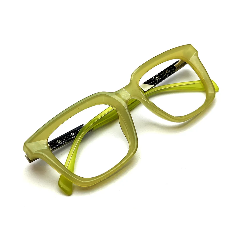 Bold Lime Green Eyeglasses at chashmah